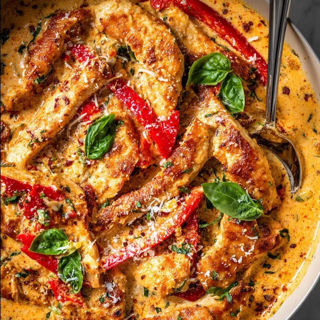Creamy Pesto Chicken Recipe - Recipe Image