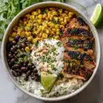 Mexican Street Corn Chicken Rice Bowl Recipe