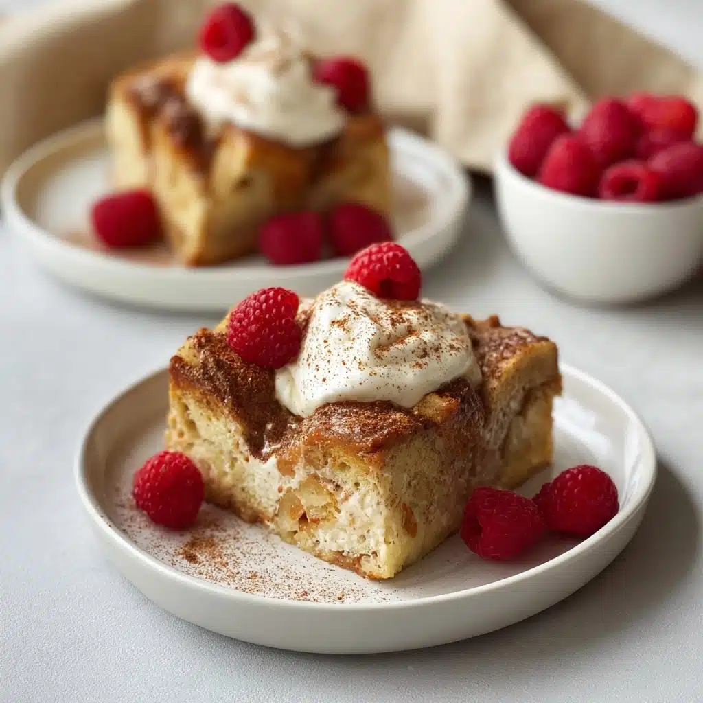 High Protein French Toast Bread Pudding Recipe - Recipe Image