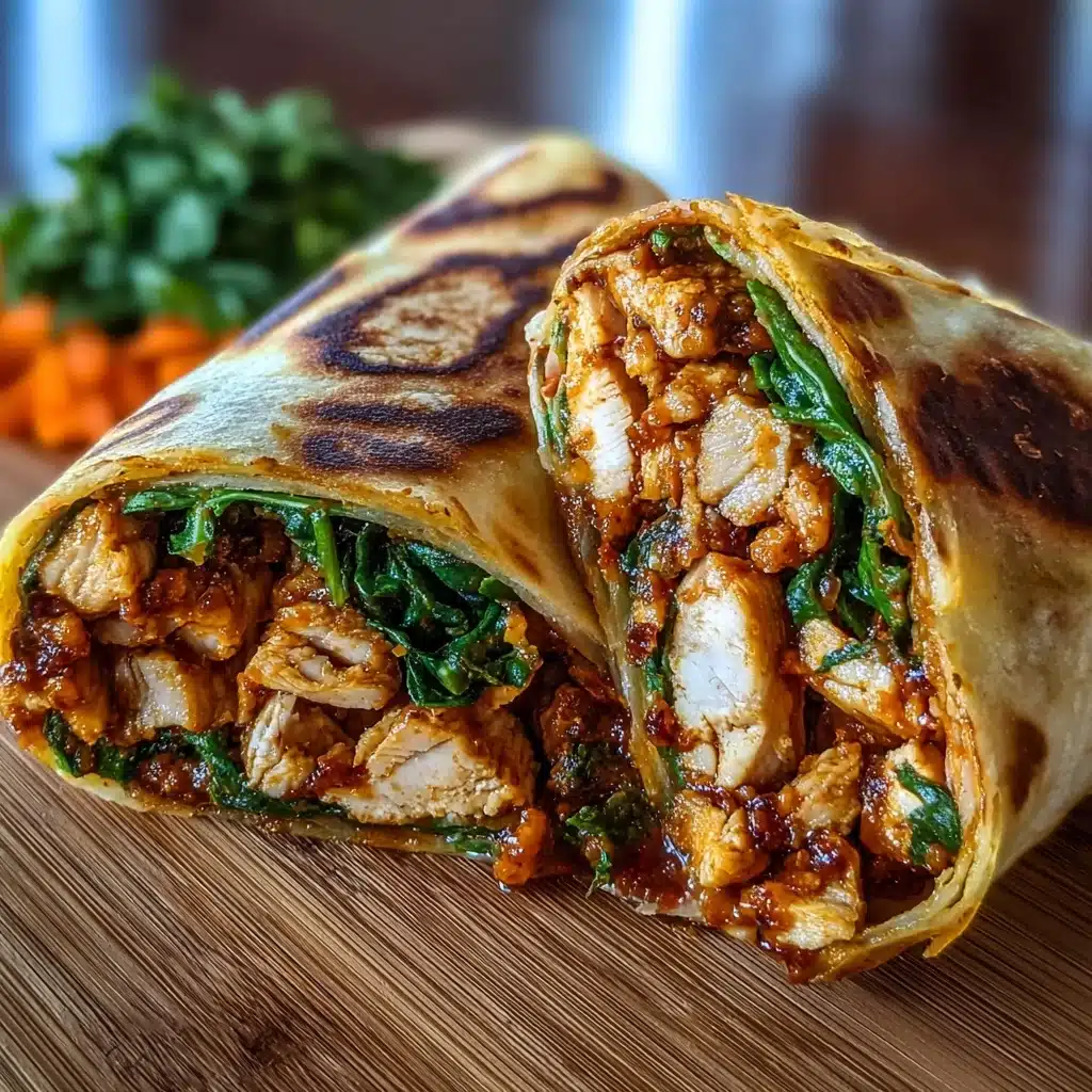 Sweet Chili Chicken Wraps Recipe - Recipe Image