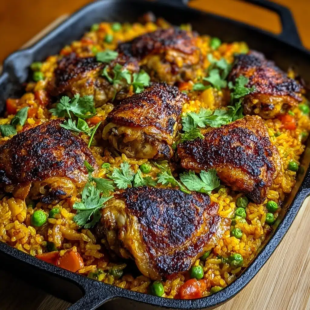 Caribbean Chicken and Rice Recipe - Recipe Image
