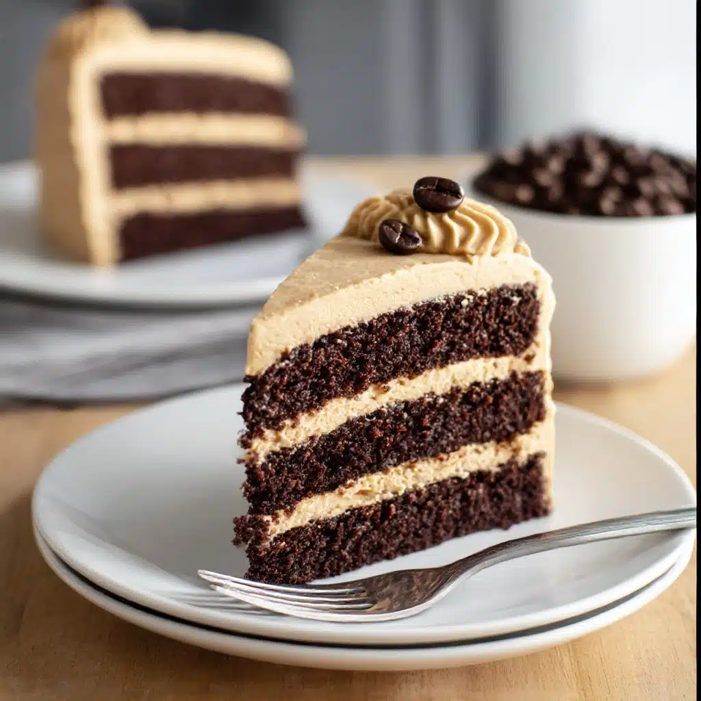 Chocolate Mocha Cake with Espresso Buttercream Recipe - Recipe Image