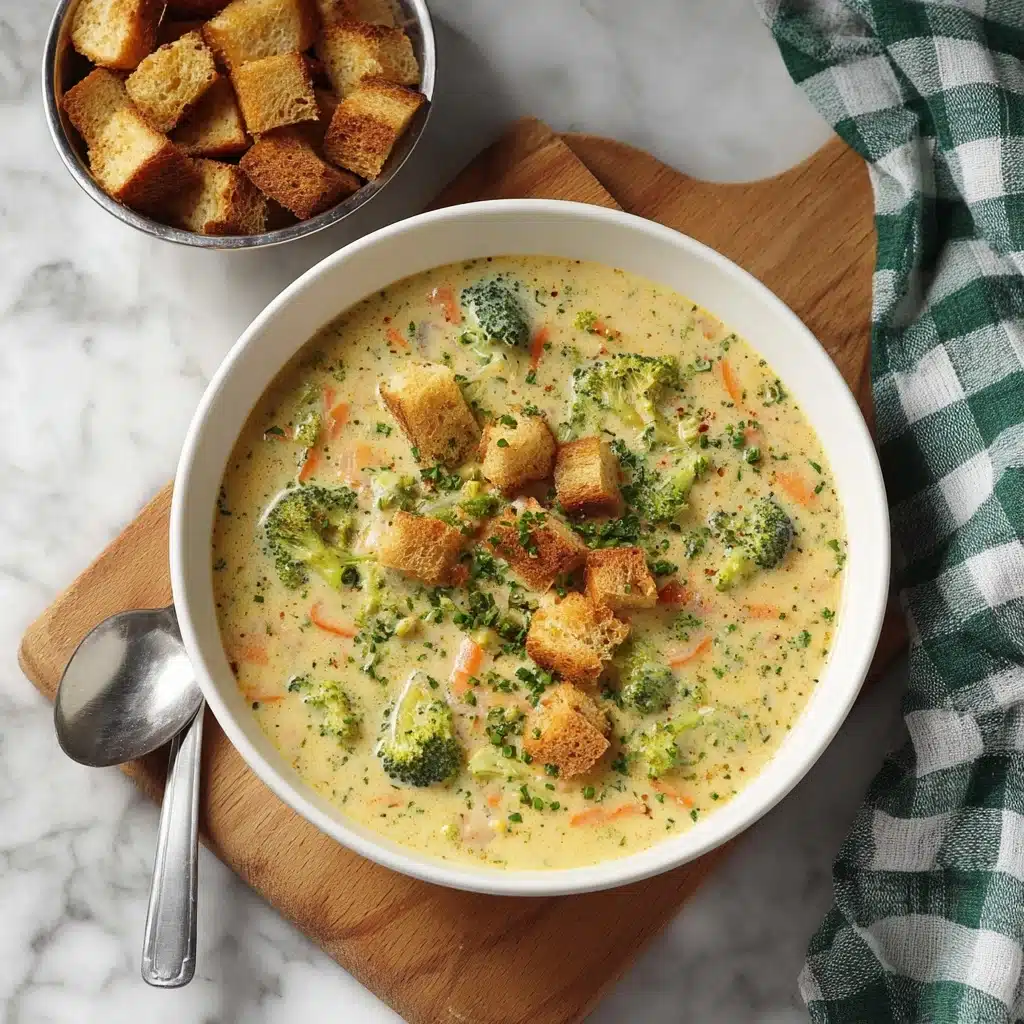 Smoked Gouda Broccoli Soup Recipe
