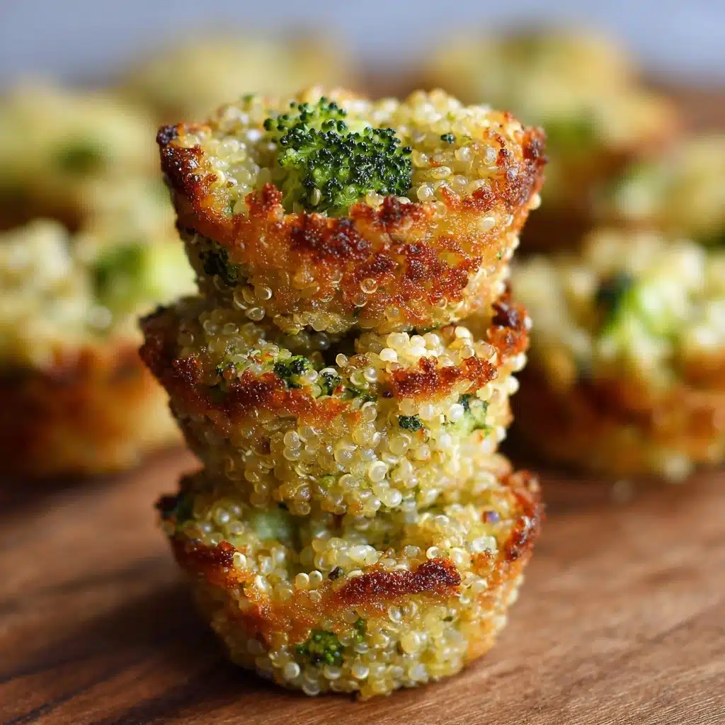 Cheesy Broccoli Quinoa Bites Recipe - Recipe Image