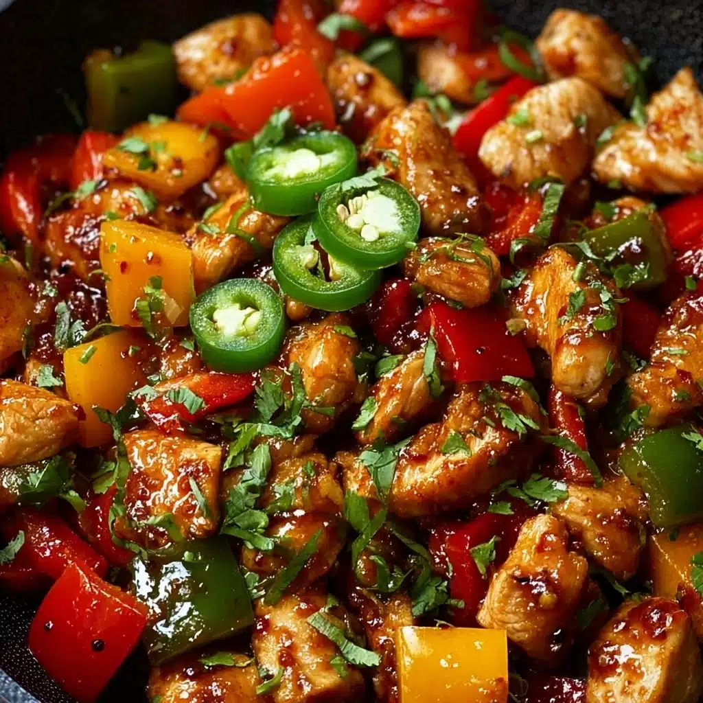 Spicy Jalapeño Chicken Stir Fry Recipe - Recipe Image