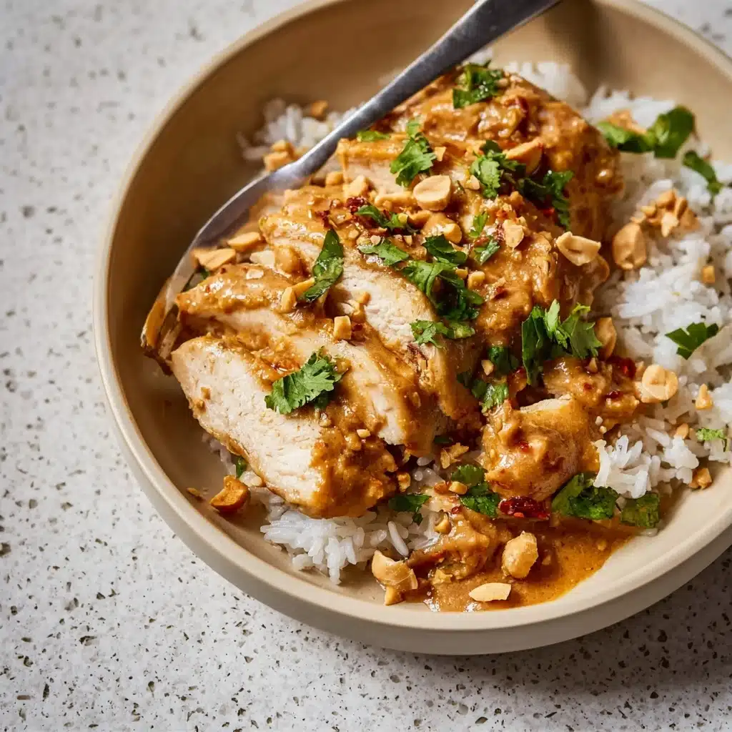Easy Thai Peanut Chicken Recipe - Recipe Image