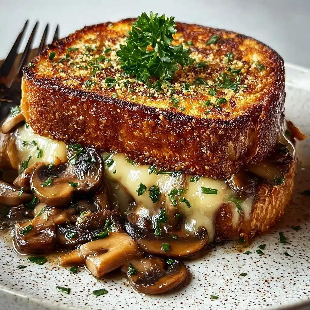 Swiss Mushroom Melt Sandwich Recipe - Recipe Image