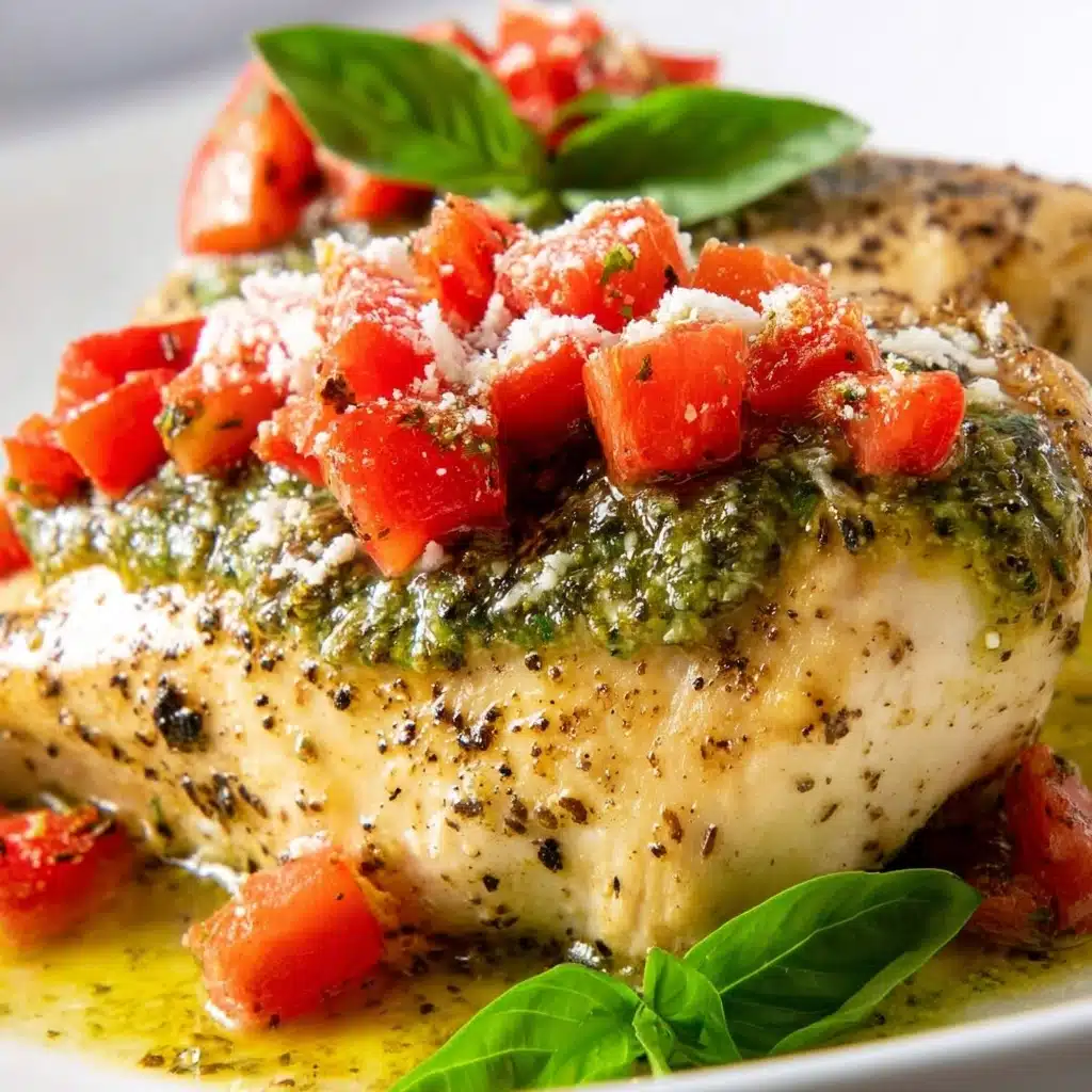 Crockpot Pesto Chicken Recipe - Recipe Image