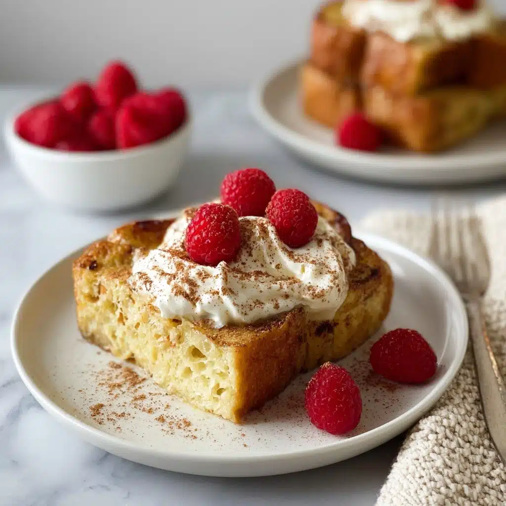 High Protein French Toast Bread Pudding Recipe