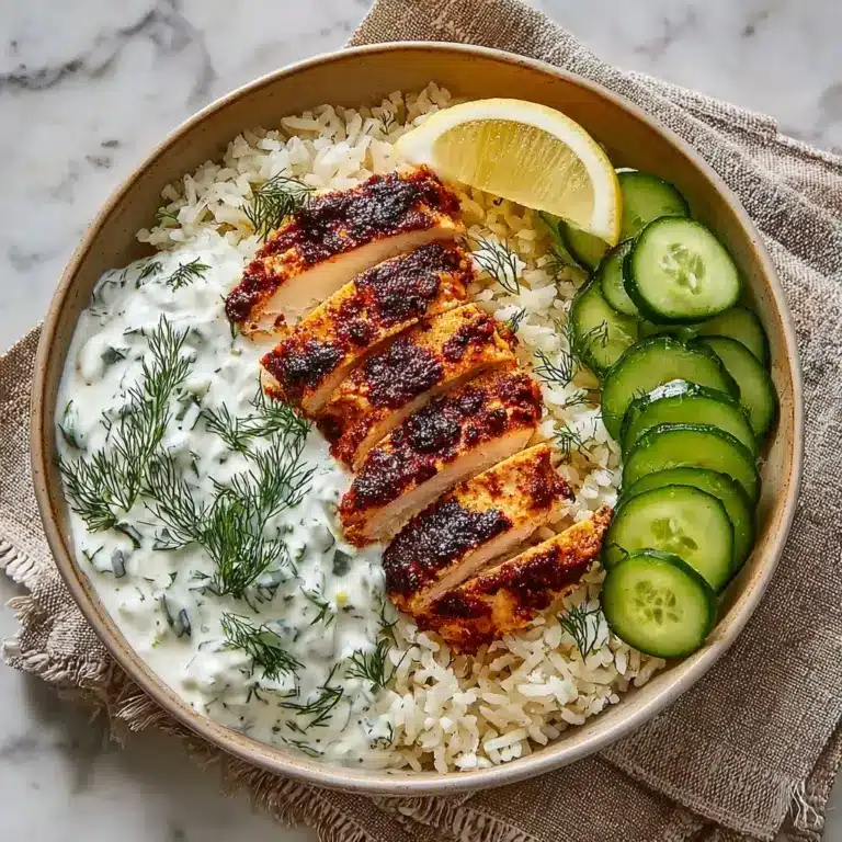 Chicken Tzatziki Bowls Recipe