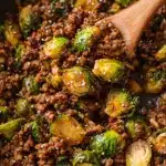 Ground Beef and Brussels Sprouts Recipe