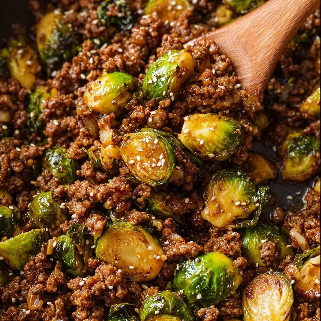 Ground Beef and Brussels Sprouts Recipe