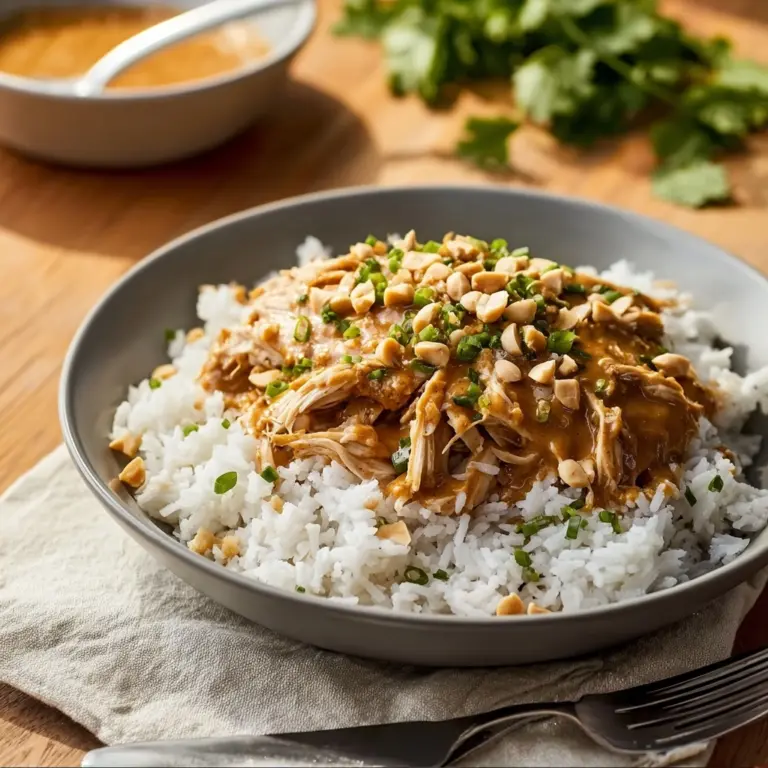 Easy Thai Peanut Chicken Recipe