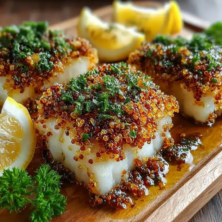 Zesty Crunch Garlic Lemon Cod Recipe