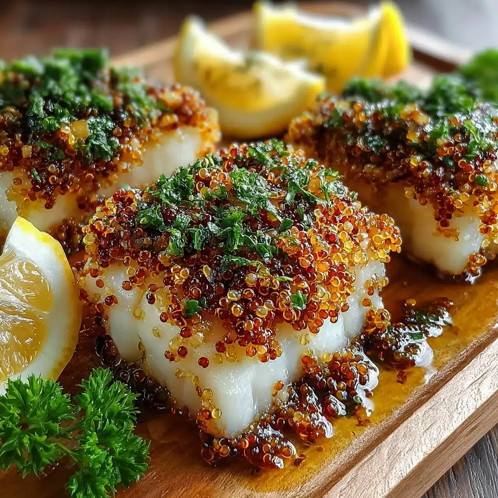 Zesty Crunch Garlic Lemon Cod Recipe