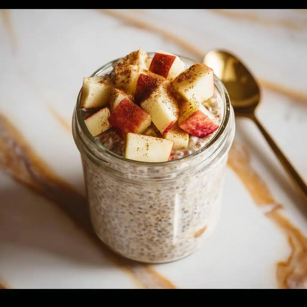 Apple Cinnamon Overnight Oats Recipe - Recipe Image