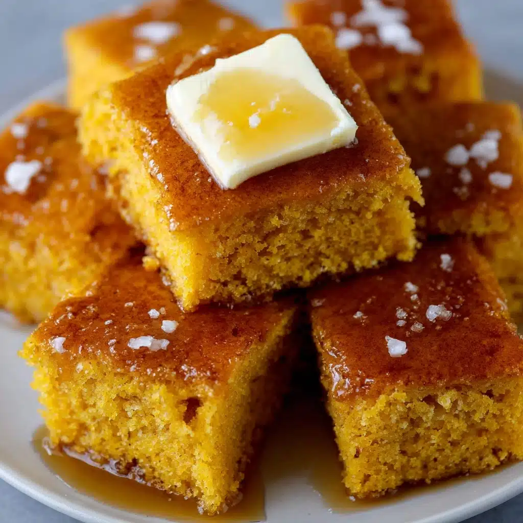 Pumpkin Cornbread with Cinnamon Honey Butter Recipe