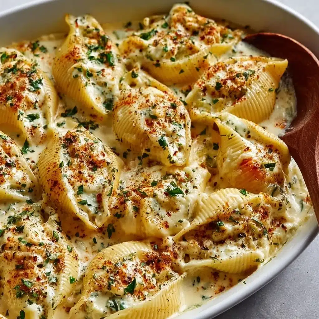Creamy Cajun Chicken Stuffed Shells Recipe - Recipe Image
