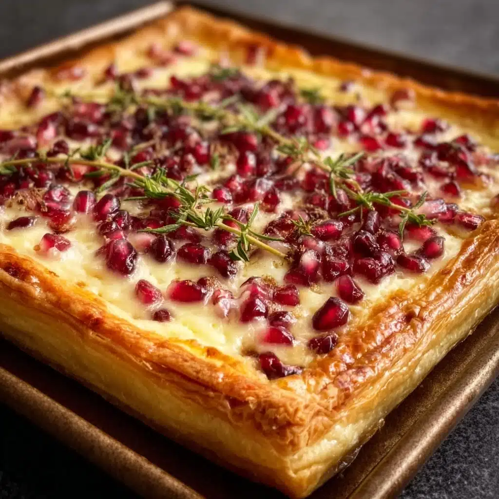 Cranberry Brie Tart with Pancetta & Thyme Recipe - Recipe Image