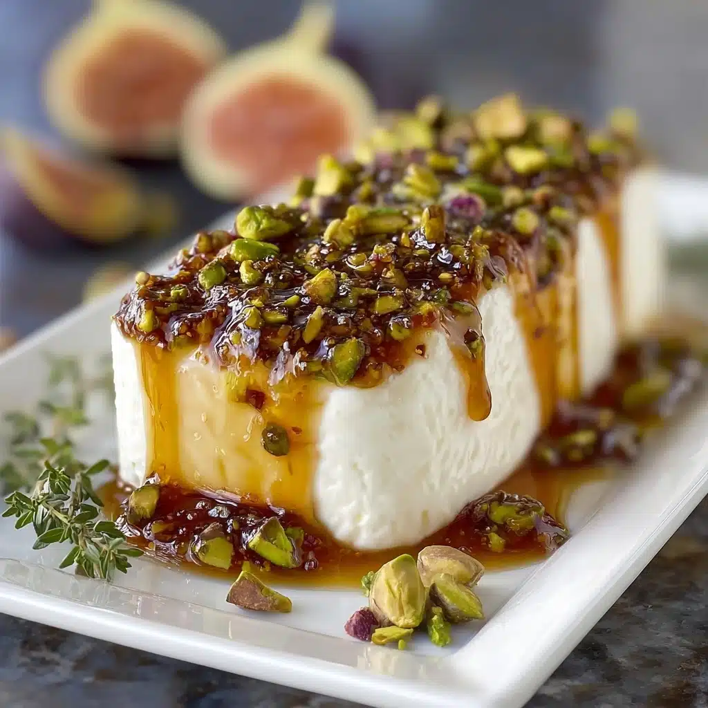Honey Fig Pistachio Goat Cheese Appetizer Recipe - Recipe Image