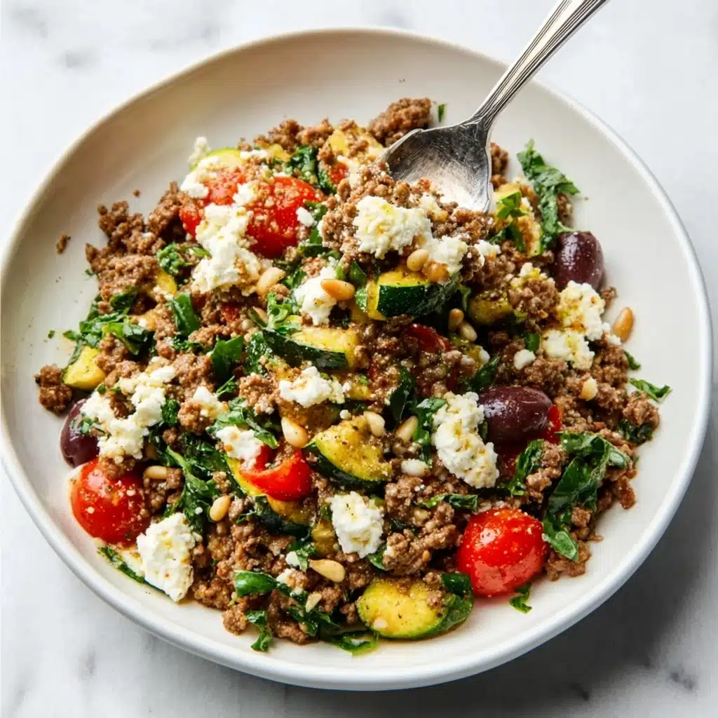 Mediterranean Ground Beef Stir-Fry Recipe