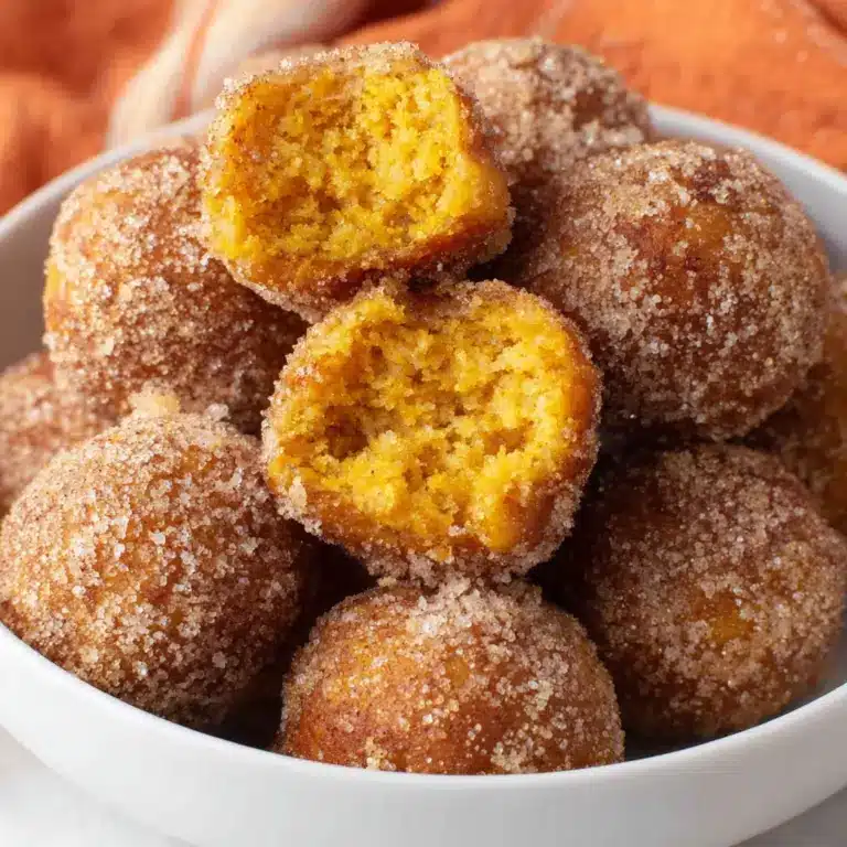 Easy Bisquick Pumpkin Donut Holes Recipe