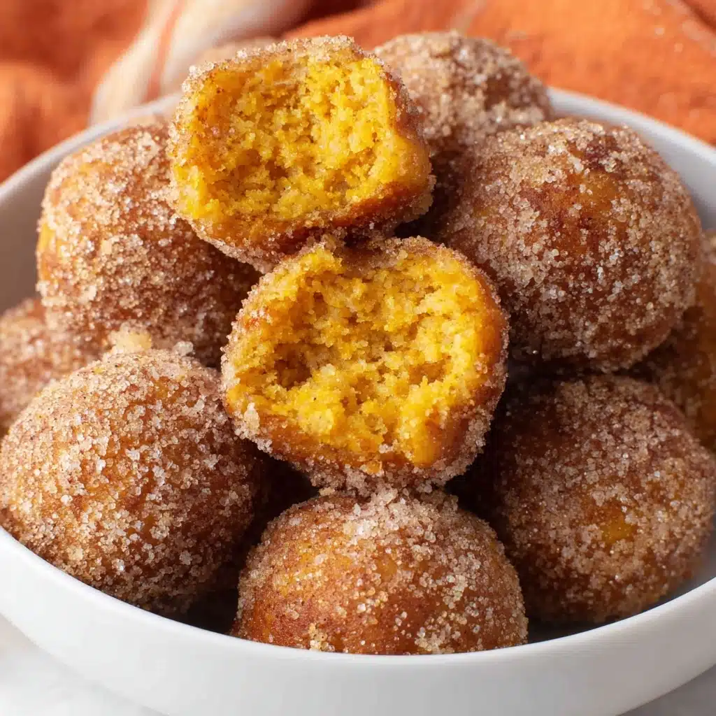Easy Bisquick Pumpkin Donut Holes Recipe - Recipe Image