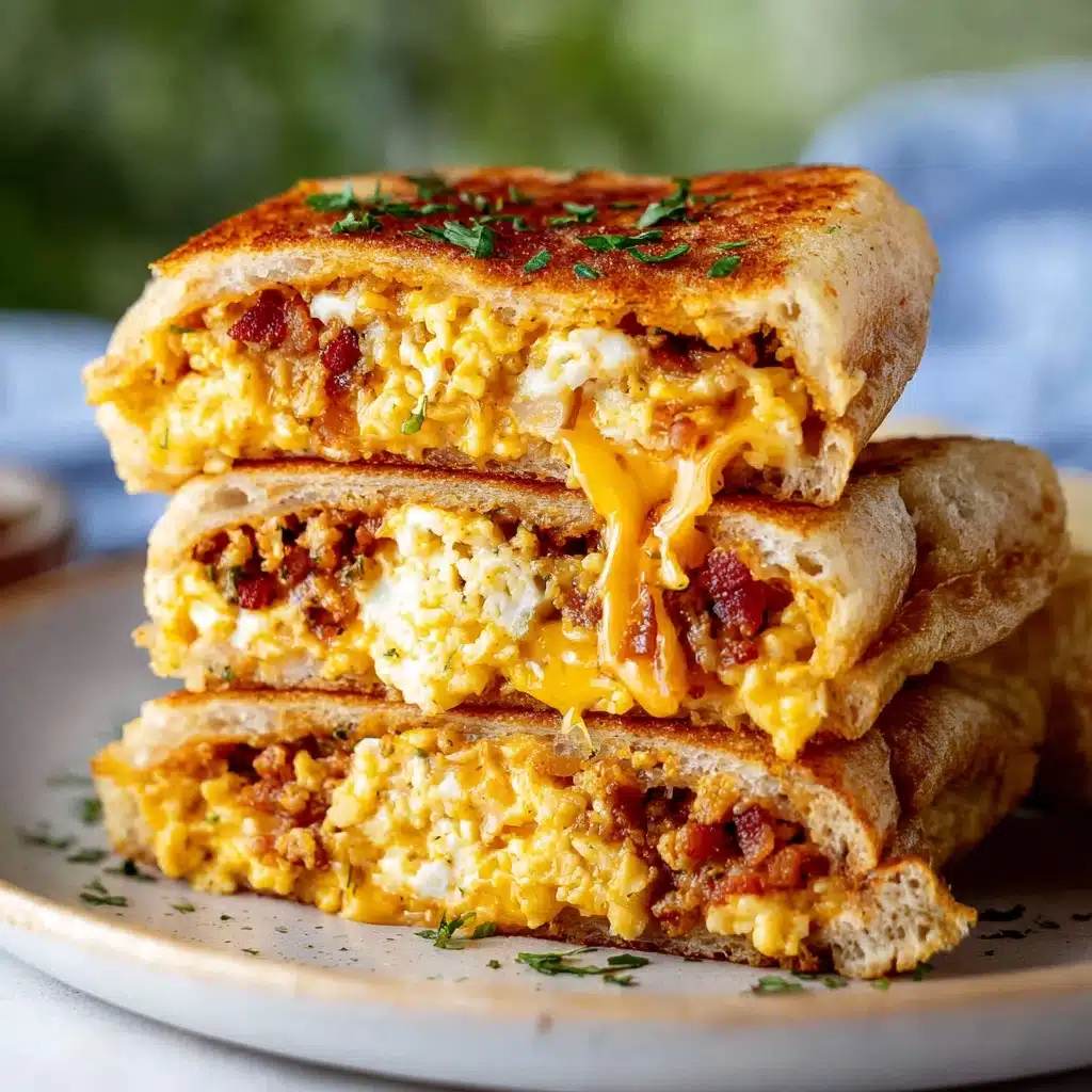 Breakfast Burrito Grilled Cheese Recipe - Recipe Image