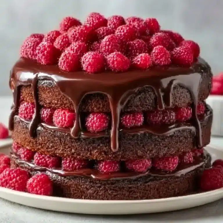 Chocolate Raspberry Layer Cake Recipe