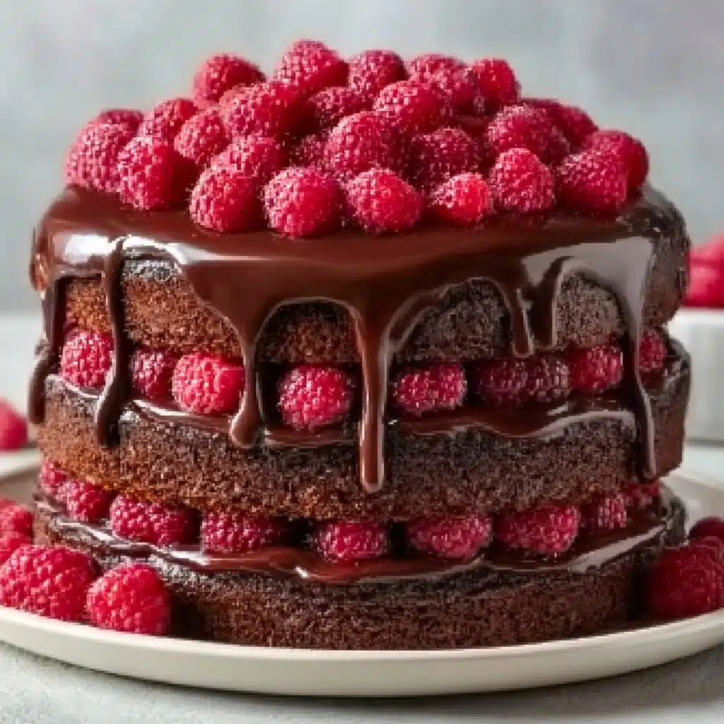 Chocolate Raspberry Layer Cake Recipe