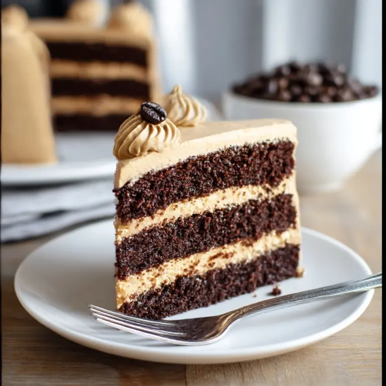 Chocolate Mocha Cake with Espresso Buttercream Recipe