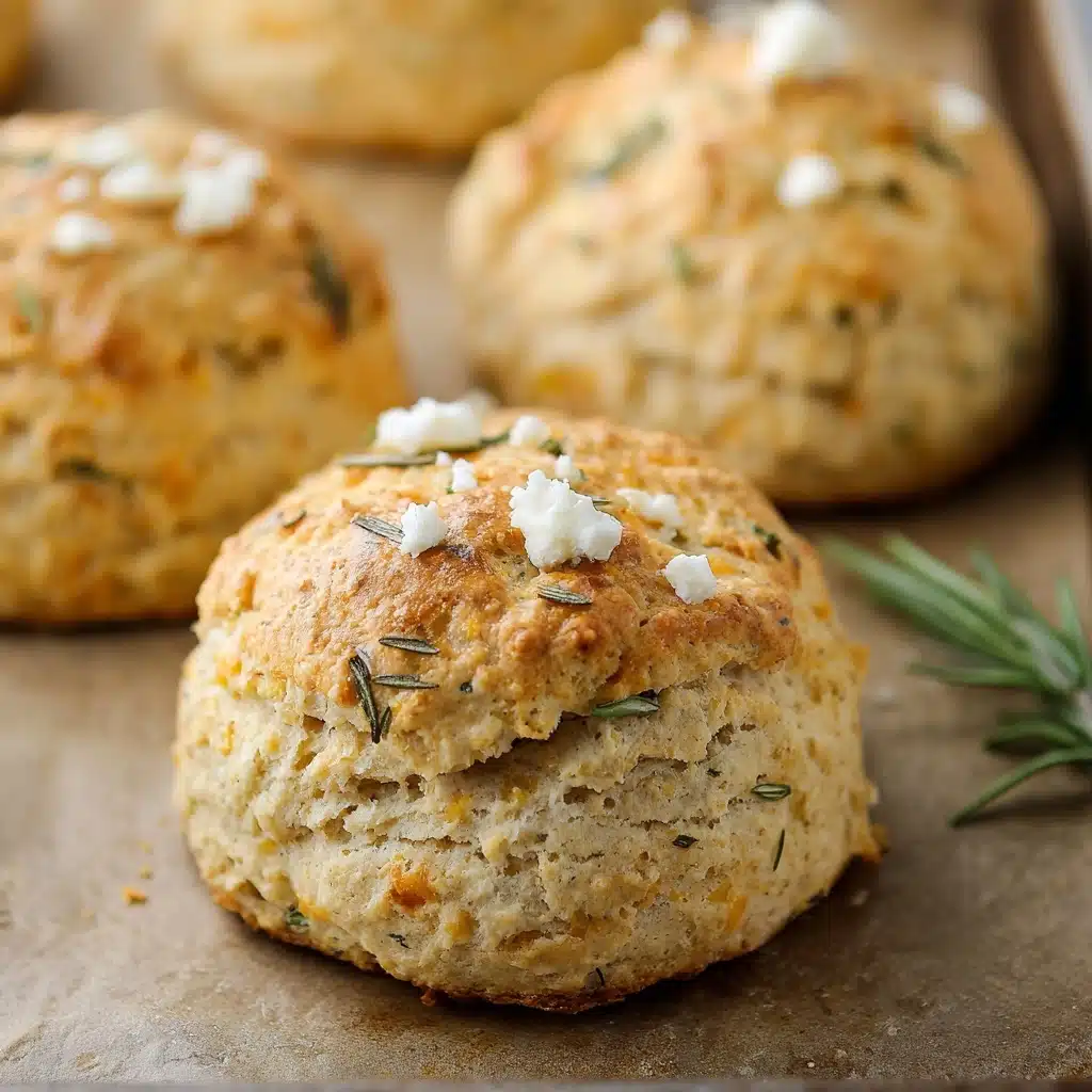 Rosemary Goat Cheese Biscuits Recipe - Recipe Image