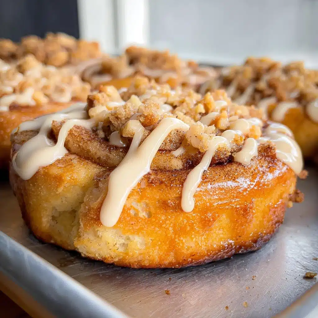 Apple Pie Stuffed Cinnamon Rolls Recipe - Recipe Image
