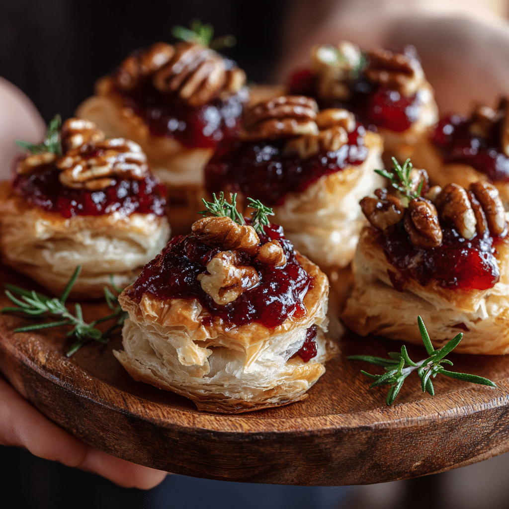 Baked Cranberry Brie Bites Recipe - Recipe Image