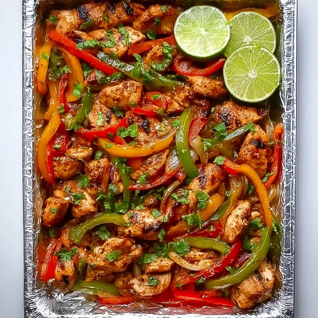Sheet Pan Chicken Fajitas Recipe