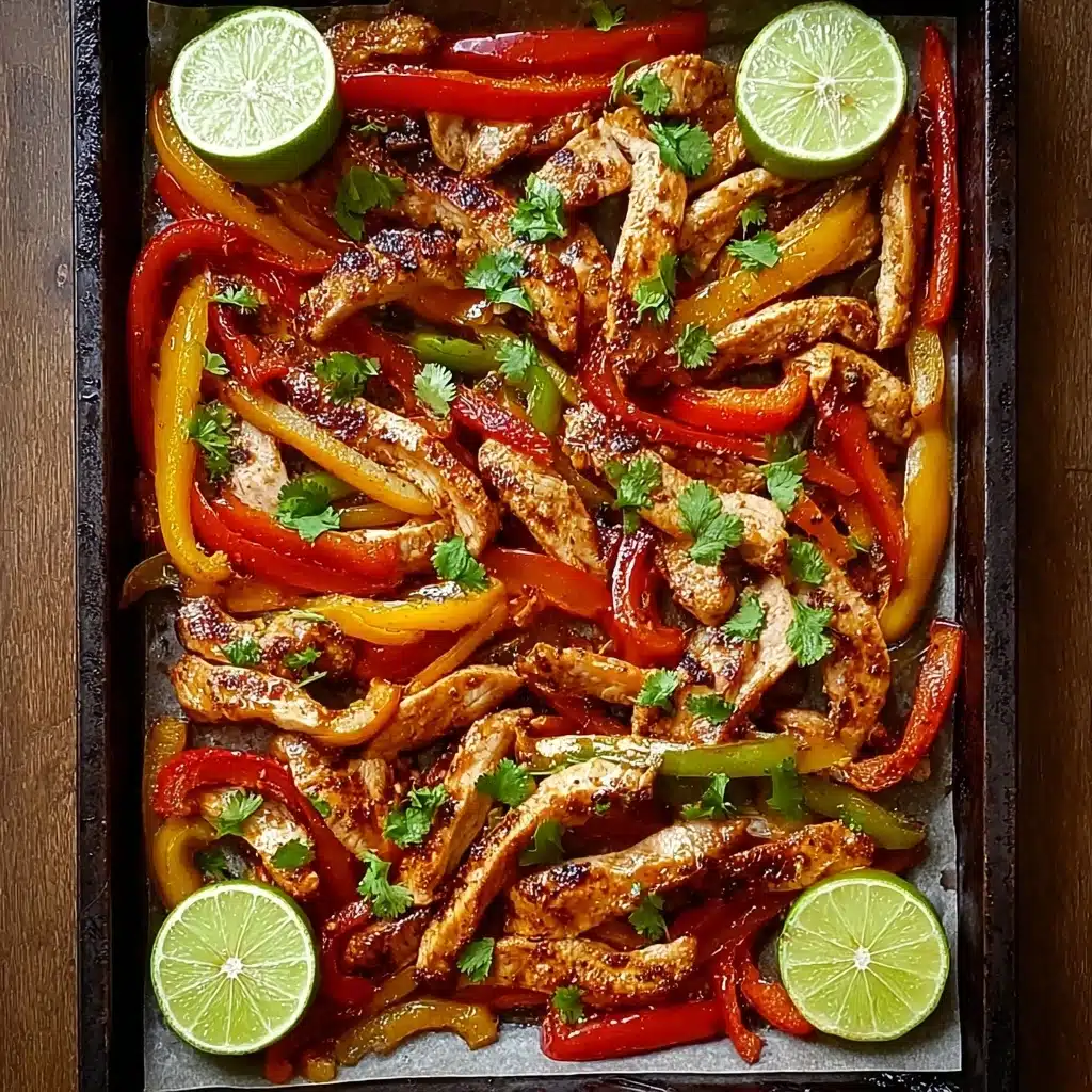 Sheet Pan Chicken Fajitas Recipe - Recipe Image