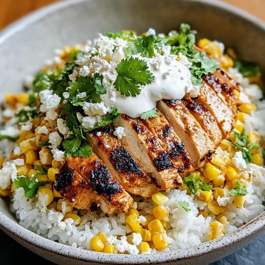 Street Corn Chicken Rice Bowl Recipe - Recipe Image