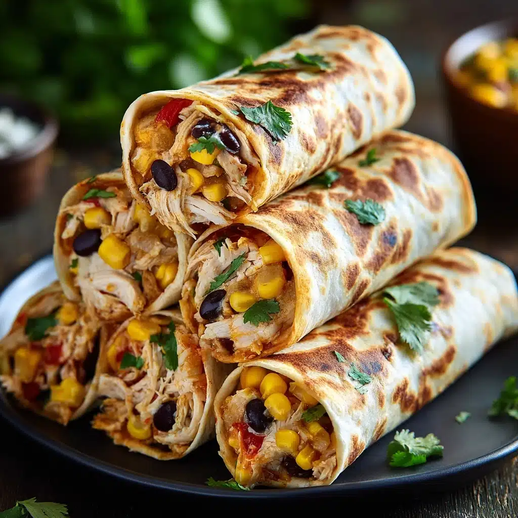 Southwest Chicken Roll Ups Recipe - Recipe Image