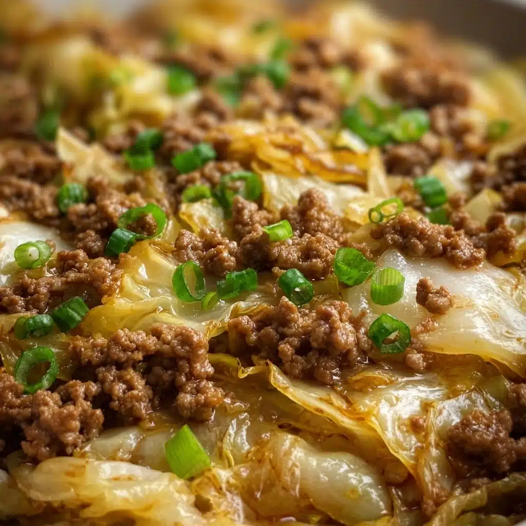 Low Carb Mongolian Ground Beef and Cabbage Recipe - Recipe Image