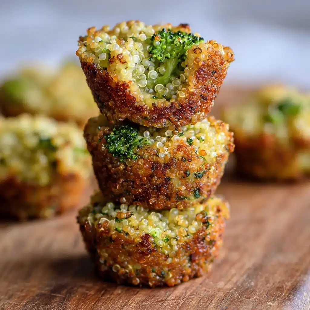 Cheesy Broccoli Quinoa Bites Recipe - Recipe Image