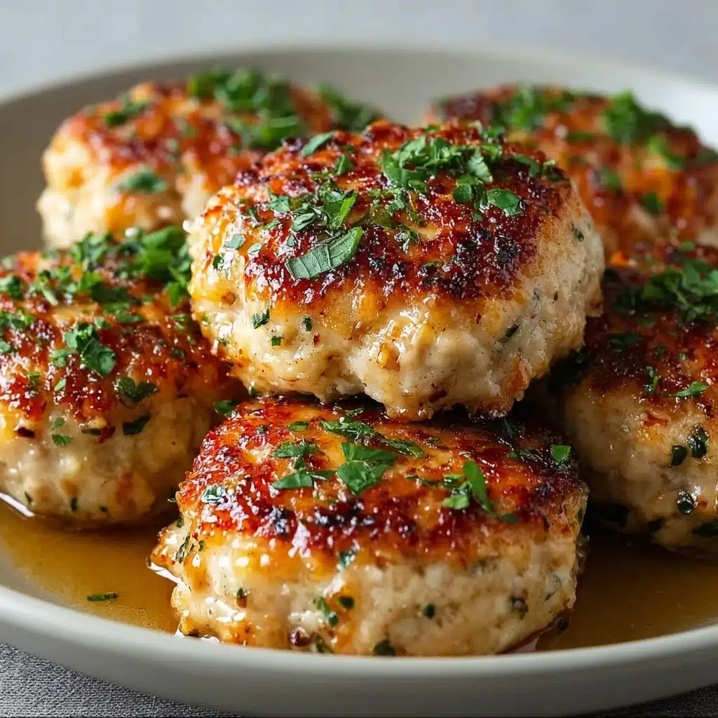 Garlic Parmesan Chicken Meatloaves Recipe - Recipe Image