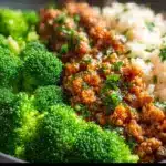 Sweet and Spicy Ground Turkey & Broccoli Bowls Recipe