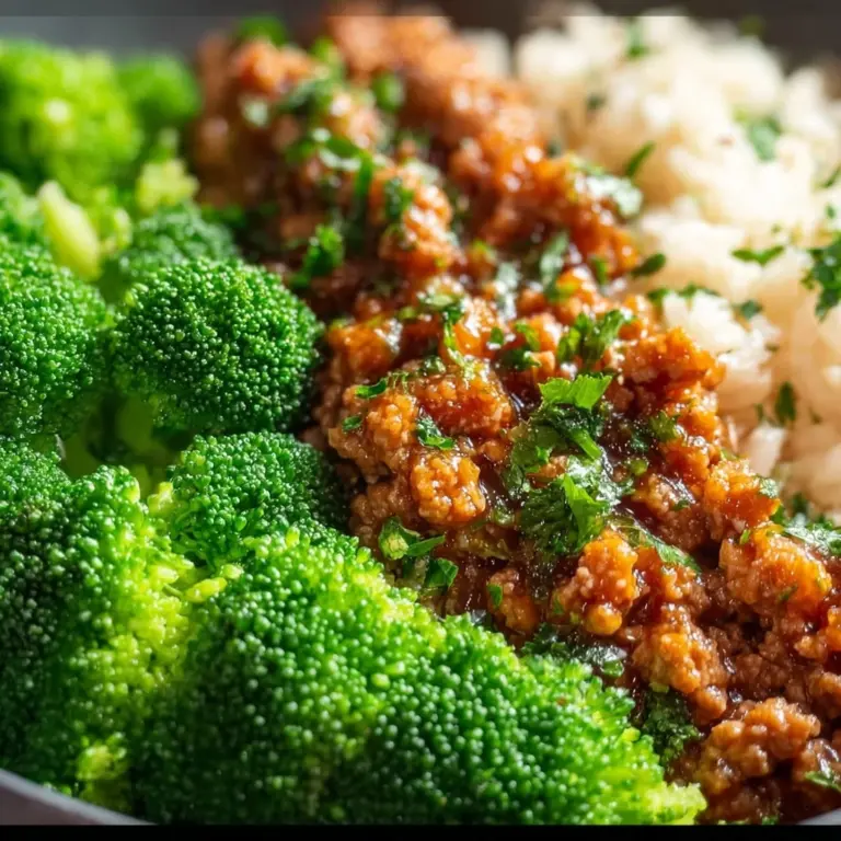 Sweet and Spicy Ground Turkey & Broccoli Bowls Recipe