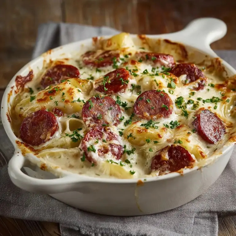 Kielbasa and Pierogi Bake Recipe