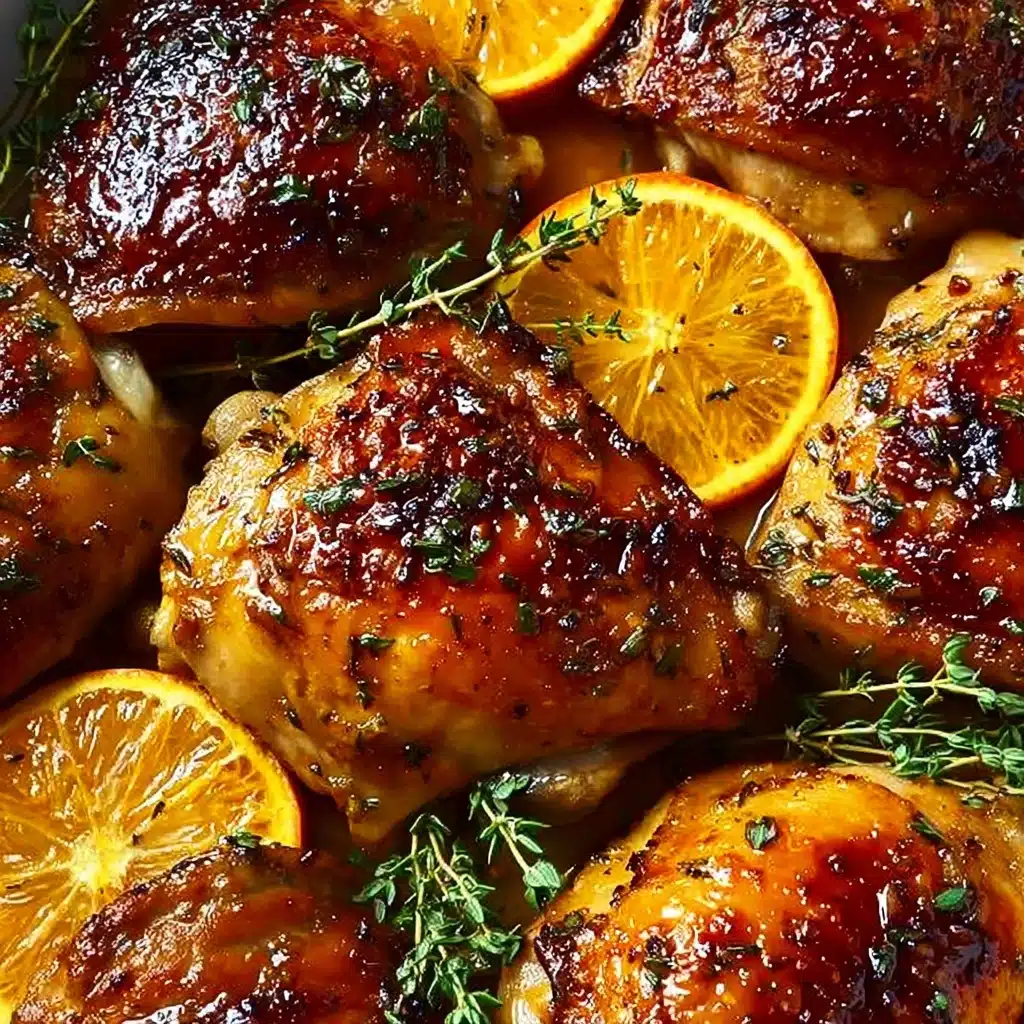 Sweet and Savory Roasted Orange Chicken Recipe