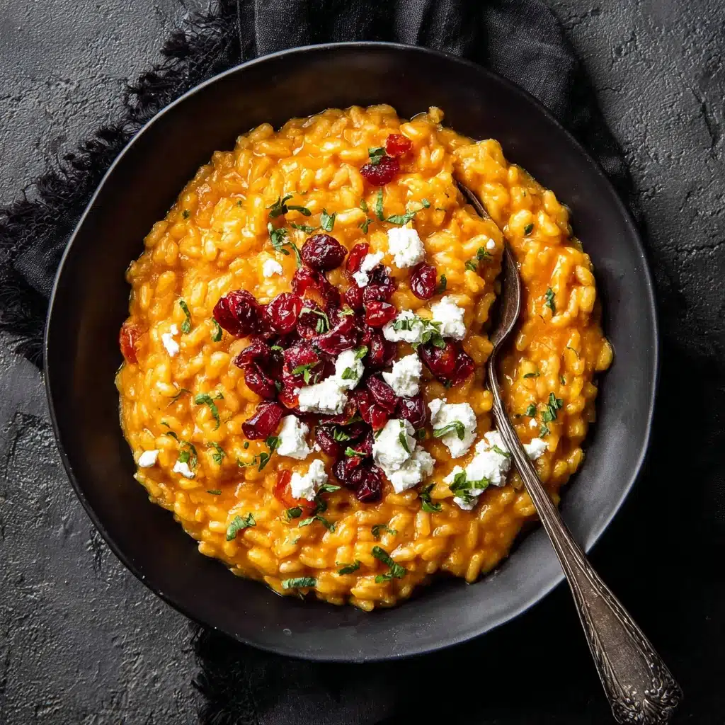 Pumpkin Risotto with Goat Cheese Recipe