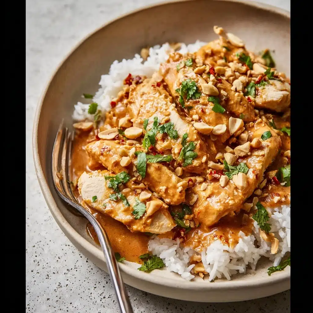 Easy Thai Peanut Chicken Recipe
