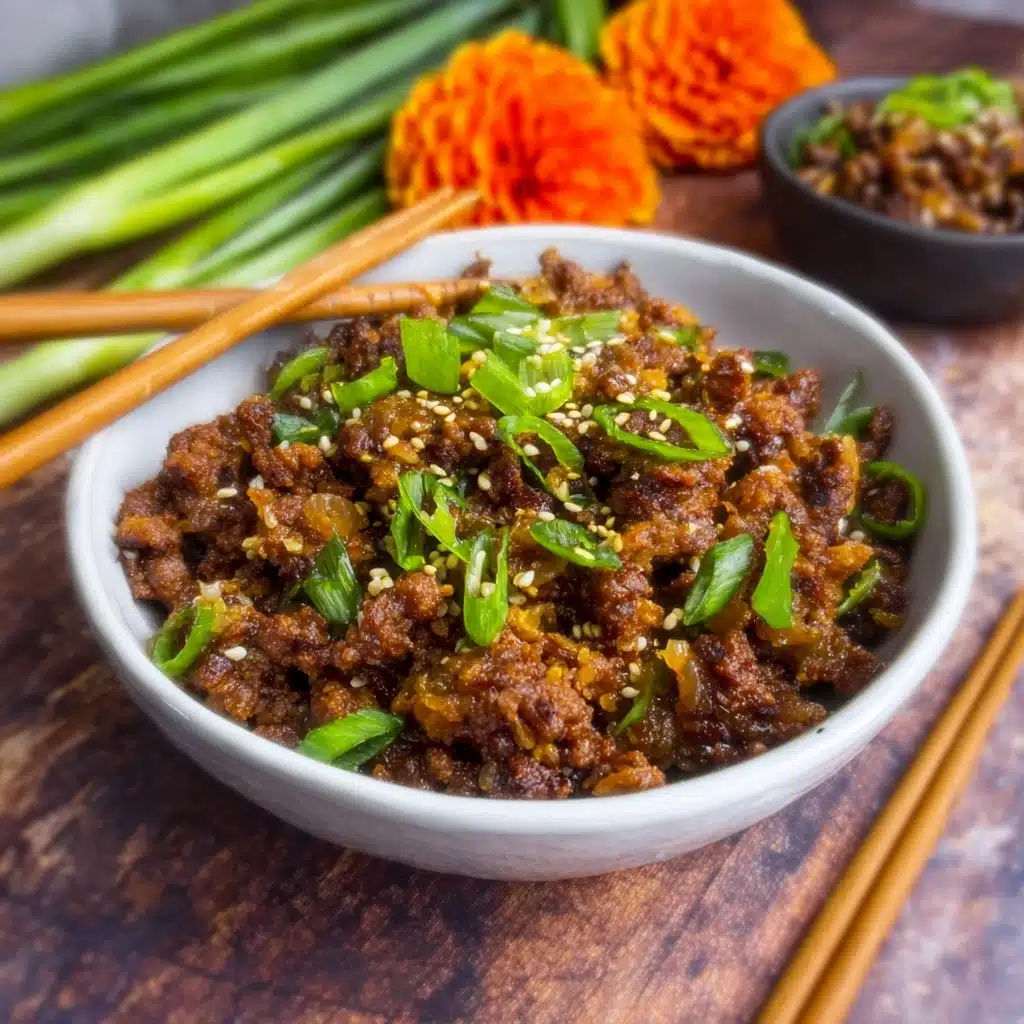 Low Carb Mongolian Ground Beef and Cabbage Recipe