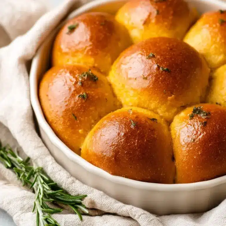 Rosemary pumpkin dinner rolls Recipe