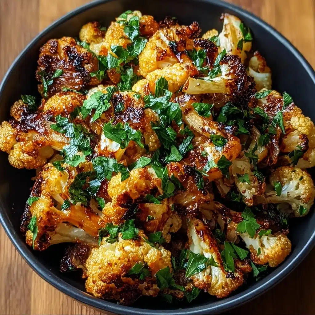 Honey Curry Roasted Cauliflower Recipe